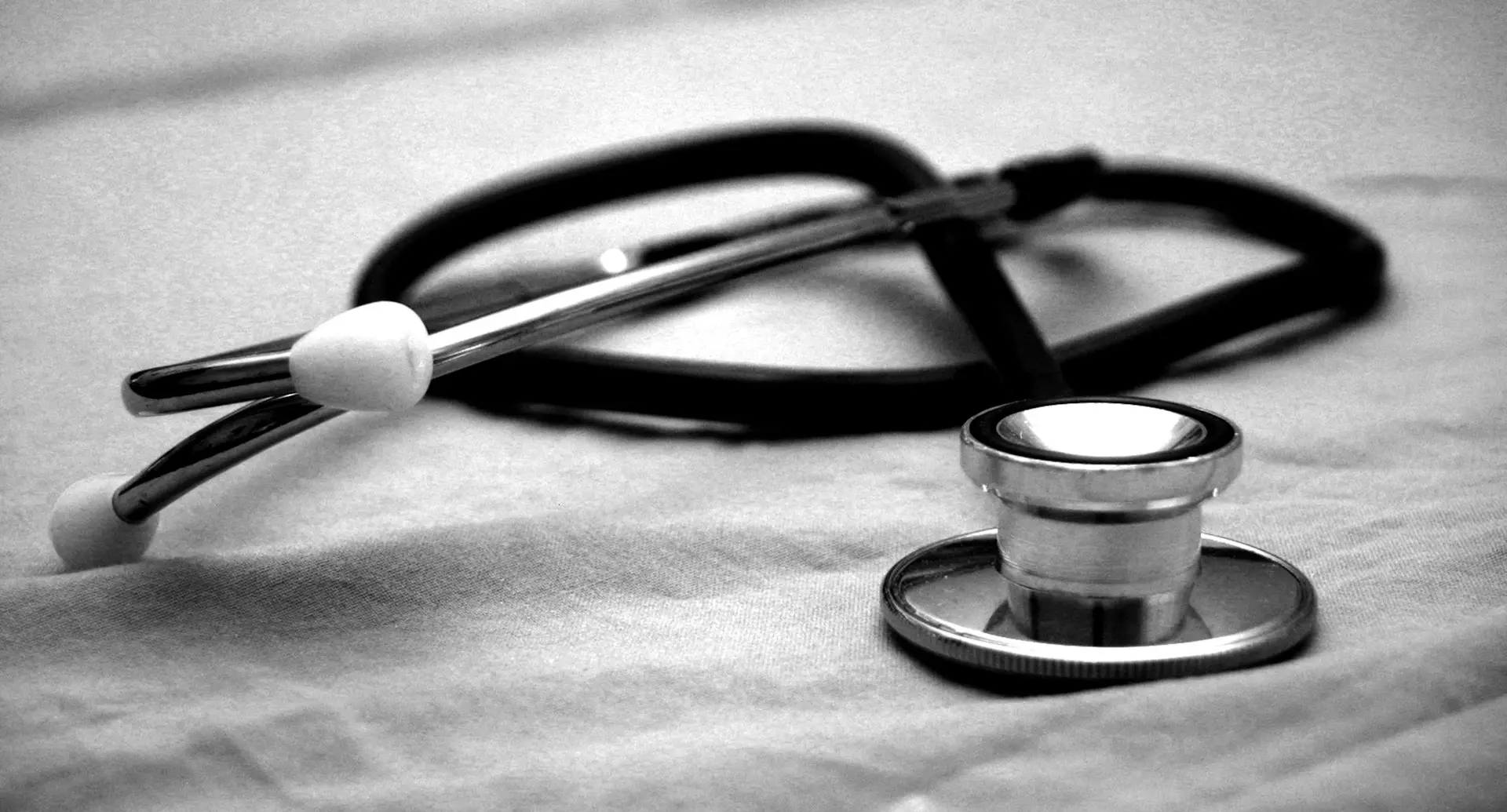 black and gray stethoscope